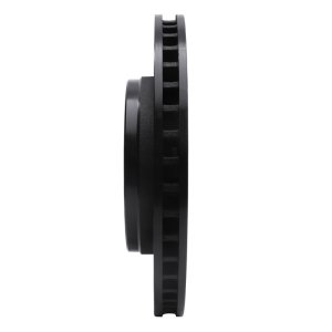 Jeep Wrangler Brake Rotor (1) - Front Right - R1 Concepts - Drilled & Slotted - Black - `07-`18